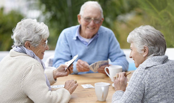 People playing bridge