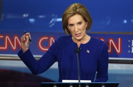 Republican presidential candidate and former Hewlett Packard CEO Carly Fiorina speaks during the second official Republican presidential candidates debate of the 2016 U.S. presidential campaign at the Ronald Reagan Presidential Library in Simi Valley Cal