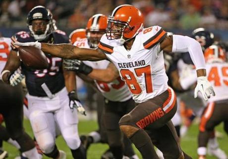 Terrelle Pryor was with the Browns for training camp this summer