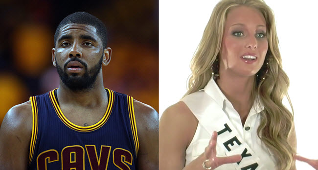 Kyrie Irving and Miss Texas