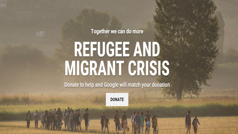 Google to raise $11 million for refugee crisis in Europe in donation-matching