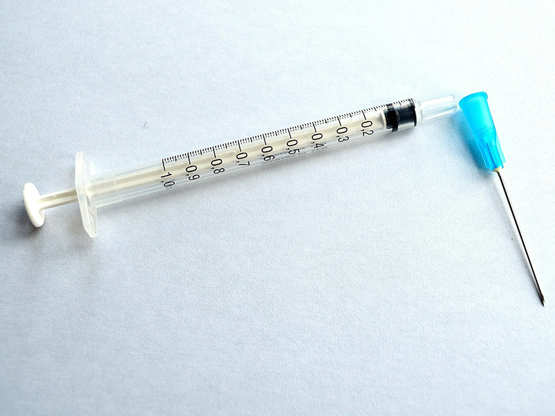 Blue Syringe