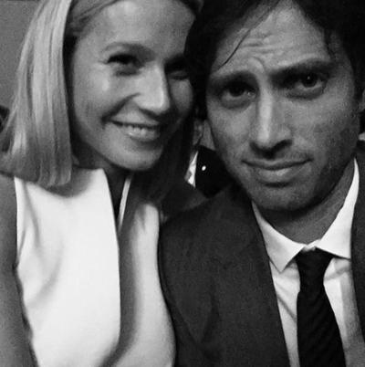 Gwenyth Paltrow and Brad Falchuk go on a date together Monday.'My date and I #screamqueens' Brad Falchuck captioned this selfie