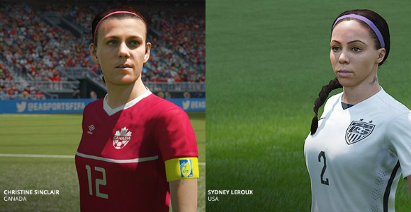 It is the first time an EA Sports video game features international women’s teams