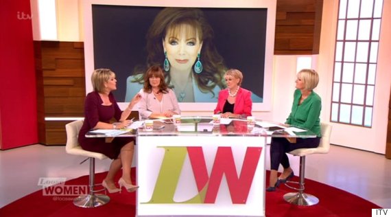 Jackie Collins's last television interview on Loose Women: watch