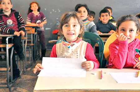 A similar programme last year provided free education and supplies for 100,000 Syrian children