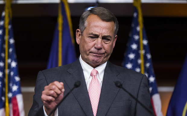 John Boehner resigns with a tune and explains why he cried during the Pope's 