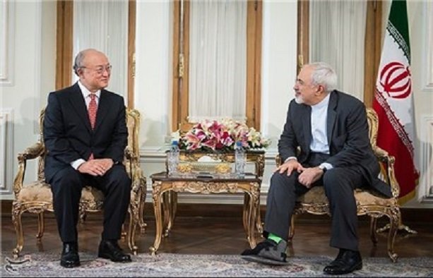 Image International Atomic Energy Agency chief Yukiya Amano in Tehran