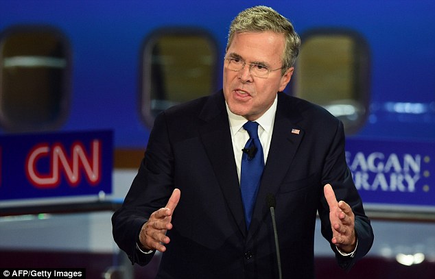 The Super PAC hoping to see Jeb Bush receive the Republican nomination have attempted to contrast his'positive style with that of Trump's negativity and attacks