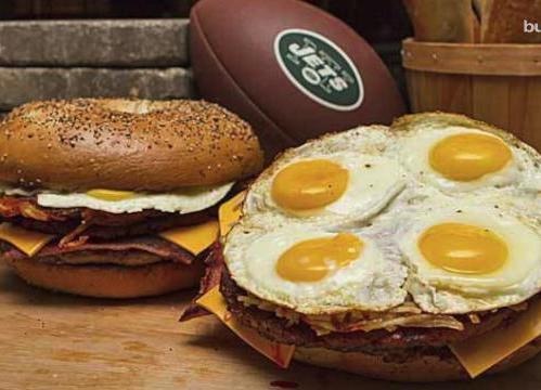 NY Jets Unveil New Food Monstrosities Including $50 Giant Bagel