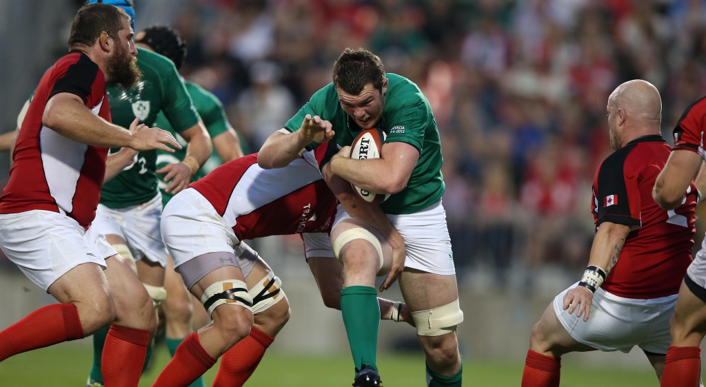 International rugby Test BMO Stadium Toronto Canada 15/6/2013 Canada vs Ireland Ireland's Peter O'Mahony Mandatory Credit