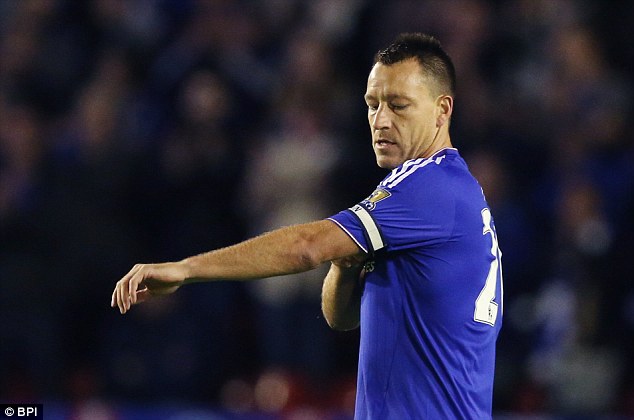 John Terry may be set for a return to the Chelsea starting line-up after a poor defensive performance