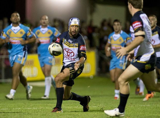 Johnathan Thurston. Titans vs Cowboys at Clive Berghofer Stadium