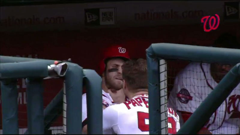 Jonathan Papelbon And Bryce Harper Brawl In Nationals Dugout