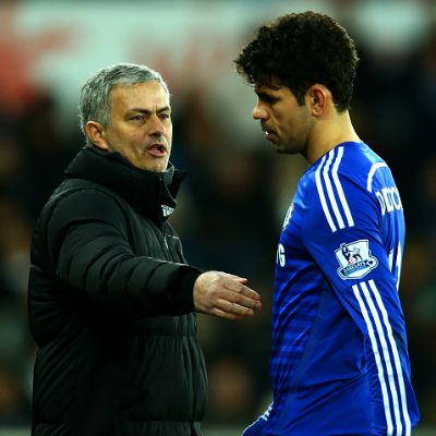 Jose Mourinho and Diego Costa