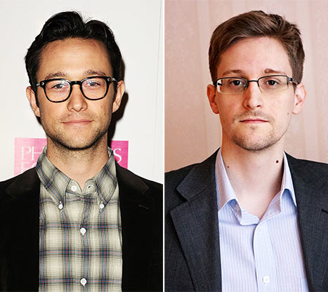 Joseph Gordon Levitt and Edward Snowden