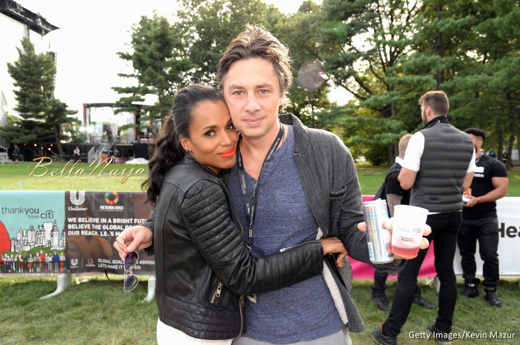 Kerry Washington and Zach Braff