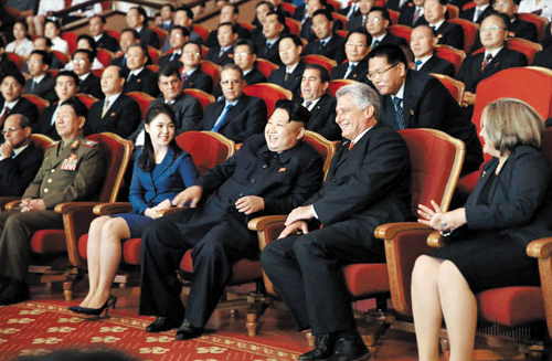 Top North Korean Leader Welcomes Cuban First Vice President