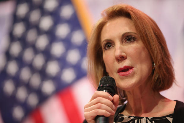 Carly Fiorina allies 'Look at this face&#039- Watch