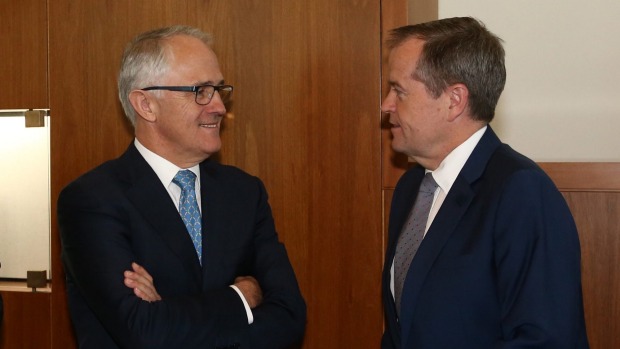 Prime Minister Malcolm Turnbull and Opposition Leader Bill Shorten on Wednesday