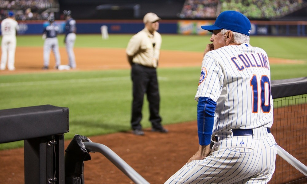 Yoenis Cespedes Covering the Outside Corner in Queens