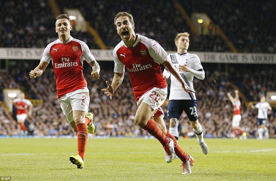 Mathieu Flamini scores brace