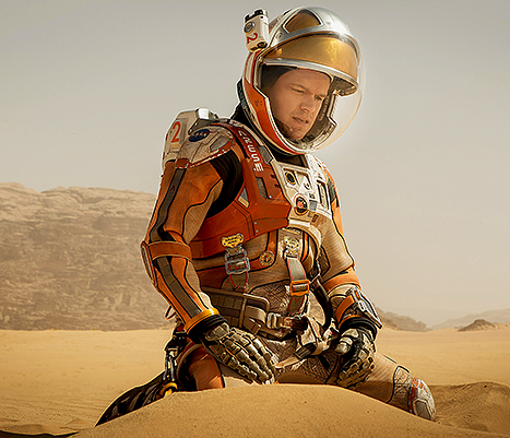 Matt Damon in The Martian