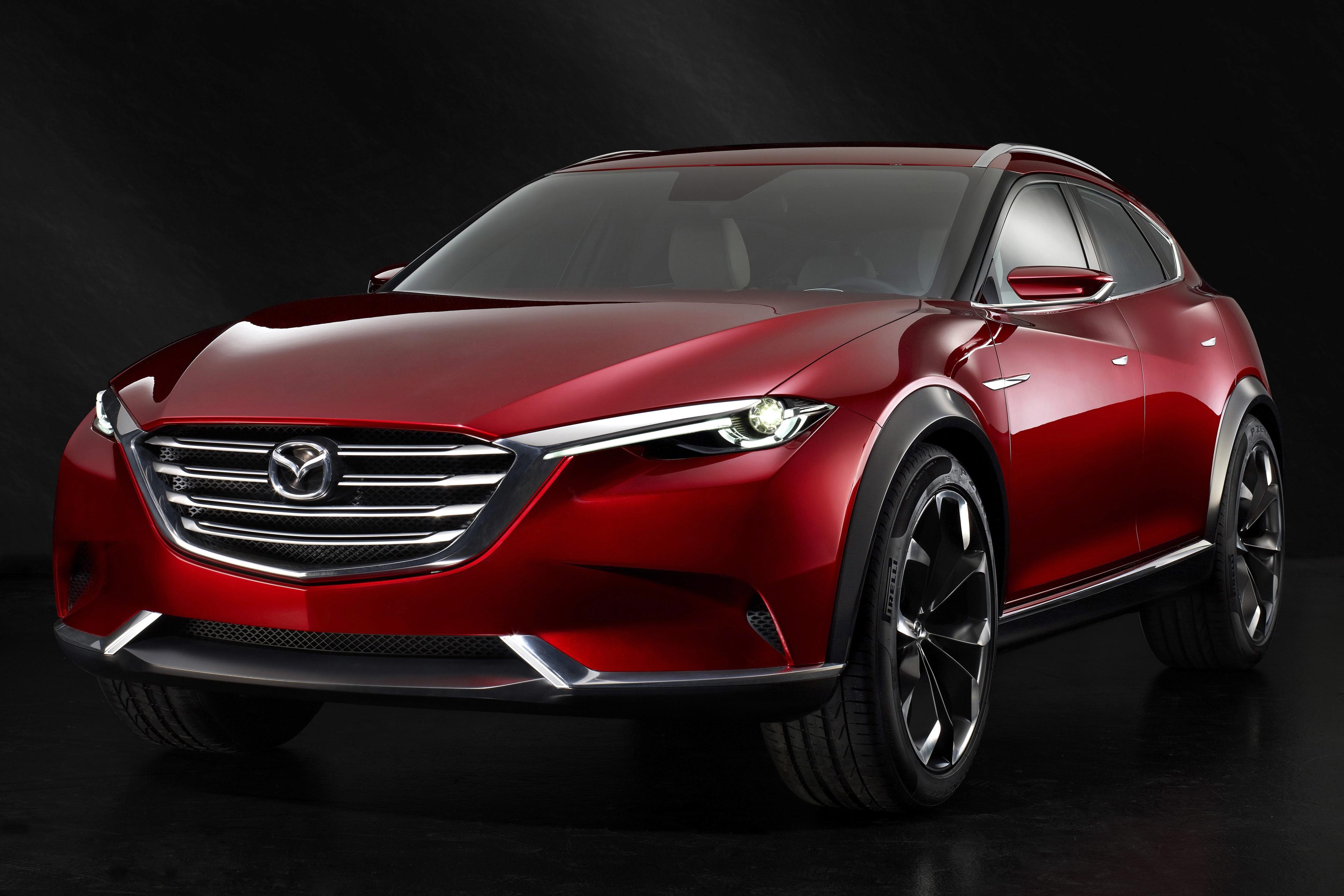 Mazda Koeru Concept front three quarters right press image