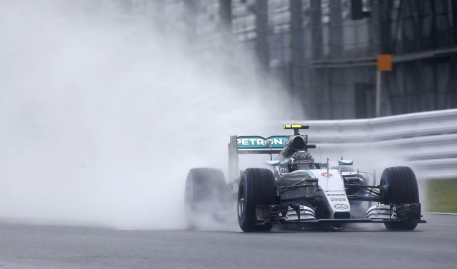 Mercedes AMG's Nico Rosberg at the 2015 Formula One Japanese Grand Prix