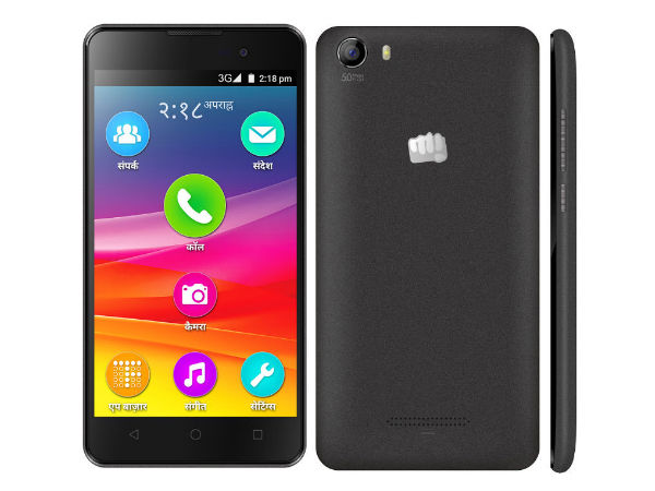 Micromax Canvas Spark 2 with 5-inch Display and 4G Launched at Rs 3999