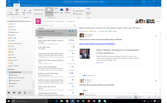 Office 2016 Outlook