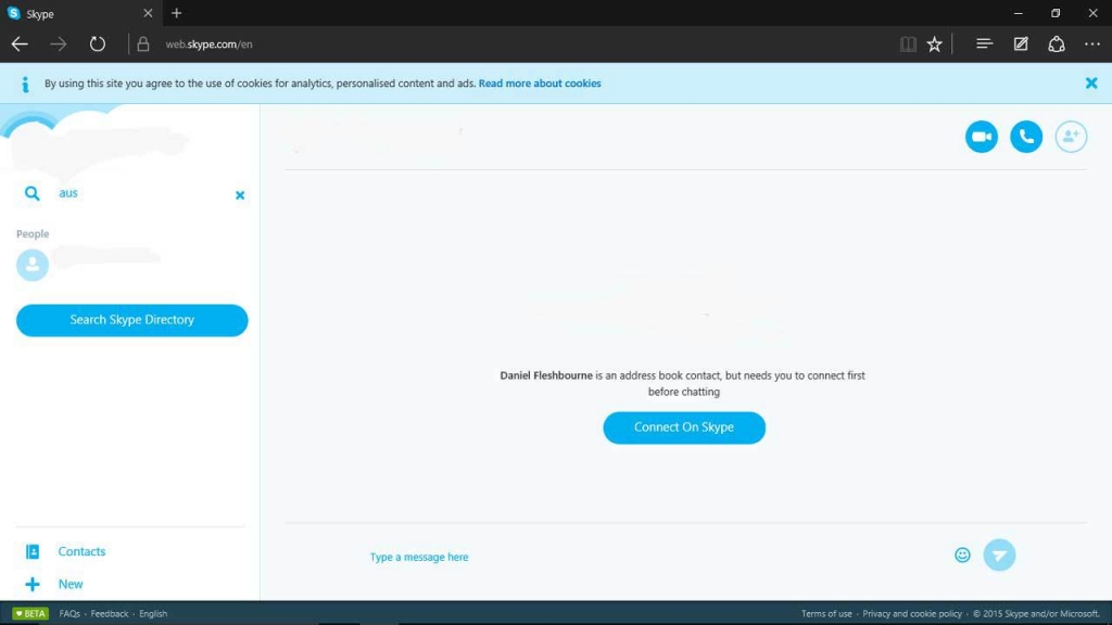 Skype for web without plug-ins on Microsoft Edge will unfurl soon