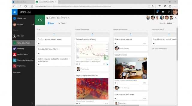 Office 365- 2016- Planner Boards View sample image