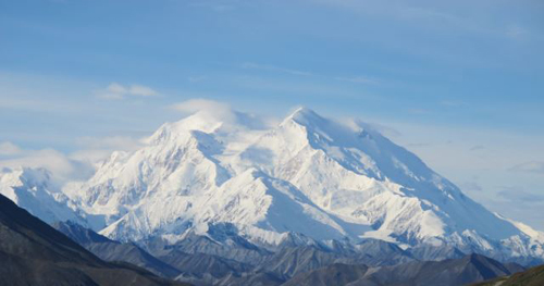 Mt. Mc Kinley in Denali National Park Alaska is seen on a sunny day. /AP