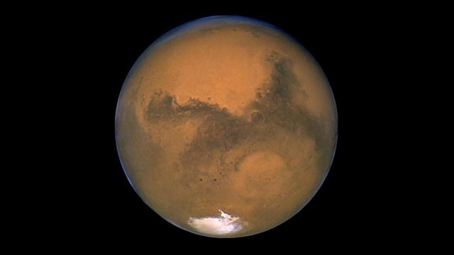 Mars in space