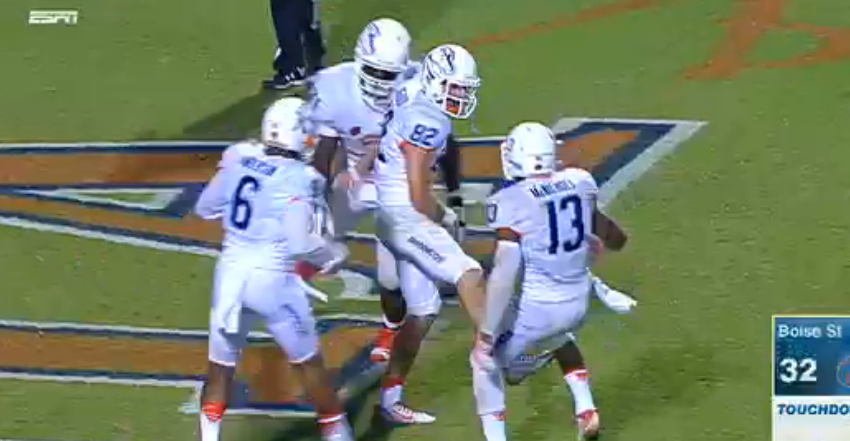 Boise State WR Thomas Sperbeck makes amazing TD catch vs Virginia