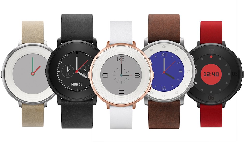 Pebble Time Round Smart Watch- Front