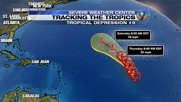 Tropical Depression No. 9