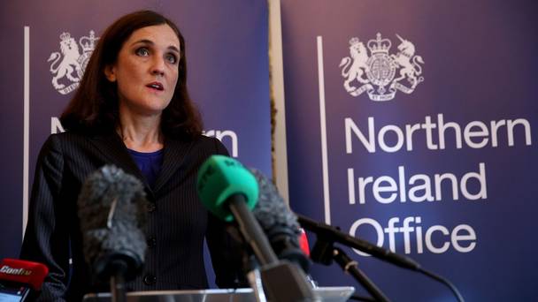 Northern Ireland Secretary Theresa Villiers announced the assessment