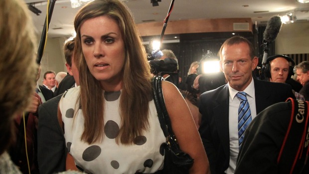 Peta Credlin makes a striking maiden public appearance