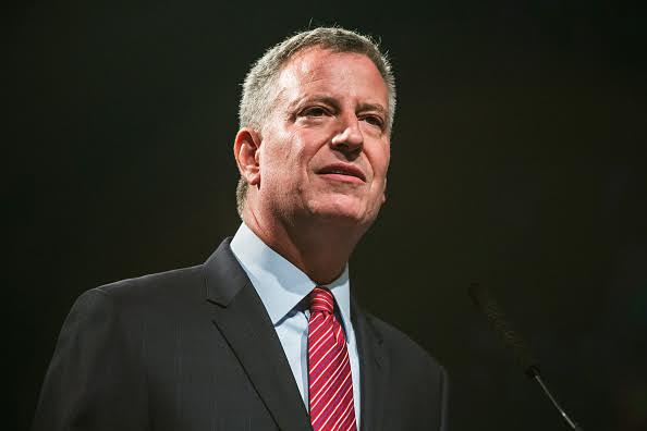 New York City Mayor Bill de Blasio