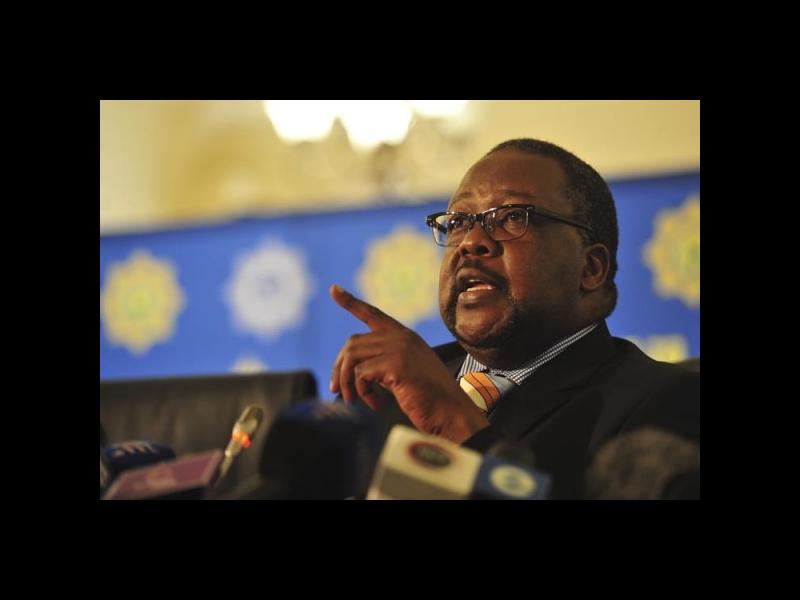 Police Minister Nathi Nhleko