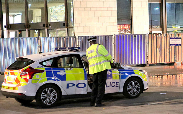 Police at the scene in Southampton