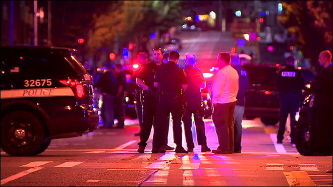 Officer shoots man with a gun in downtown Seattle