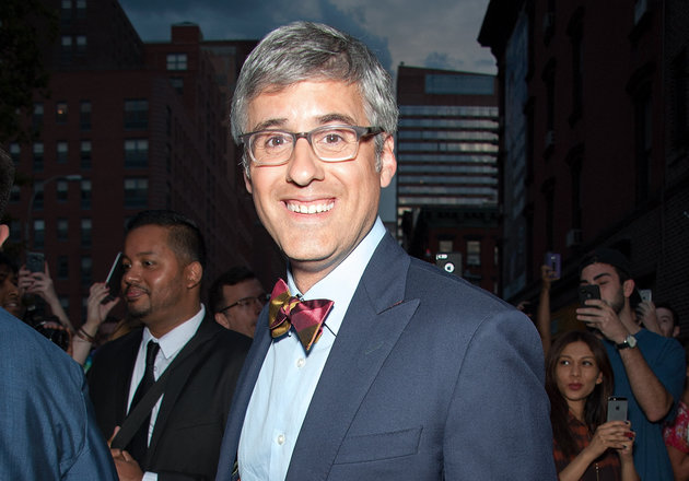 Mo Rocca an openly gay TV reporter and comic read from the Bible at Pope Francis Mass at Madison Square Garden in New York City on Friday