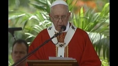 Pope holds mass in Cuba