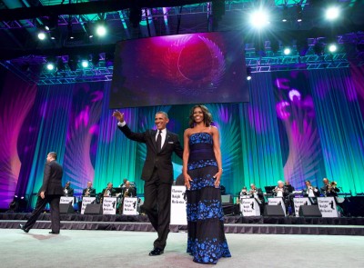 Obama set to speak at Black Caucus dinner, Clinton to mingle