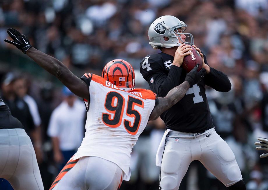 Raiders QB Carr practises in full