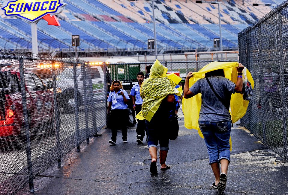 Rain forces NASCAR to postpone truck race at Chicago