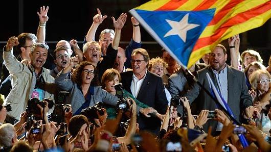 President of Catalonia Artur Mas claimed victory in the regional election in Catalonia Sunday